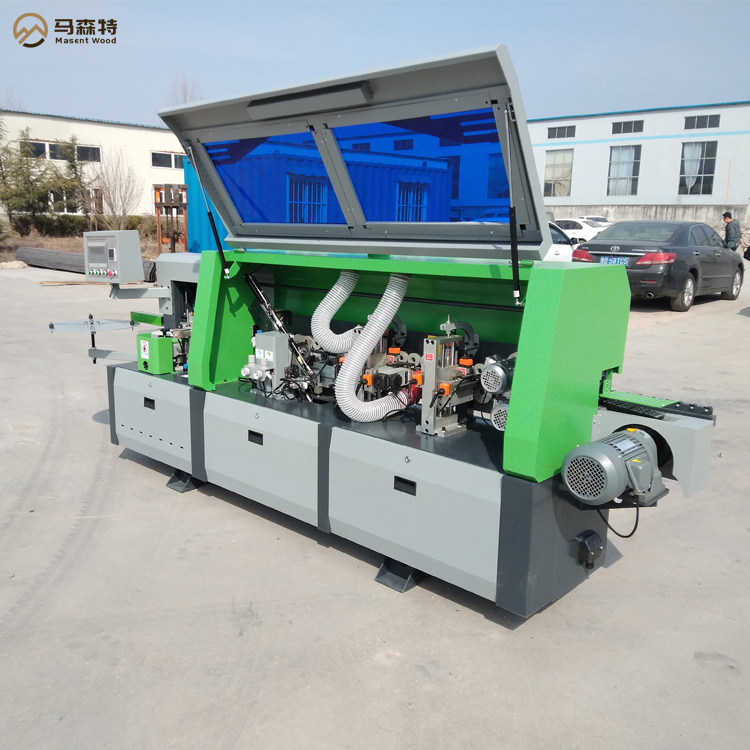 青岛款全自动封边机 橱柜衣柜板式封边 自动带修边 家具亚克力高光封边机