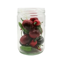 500ML高白料芝麻酱瓶  辣椒酱瓶 大口瓶 酱菜瓶 储物罐 玻璃瓶