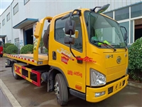 解放J6F蓝牌一拖二清障车多少钱